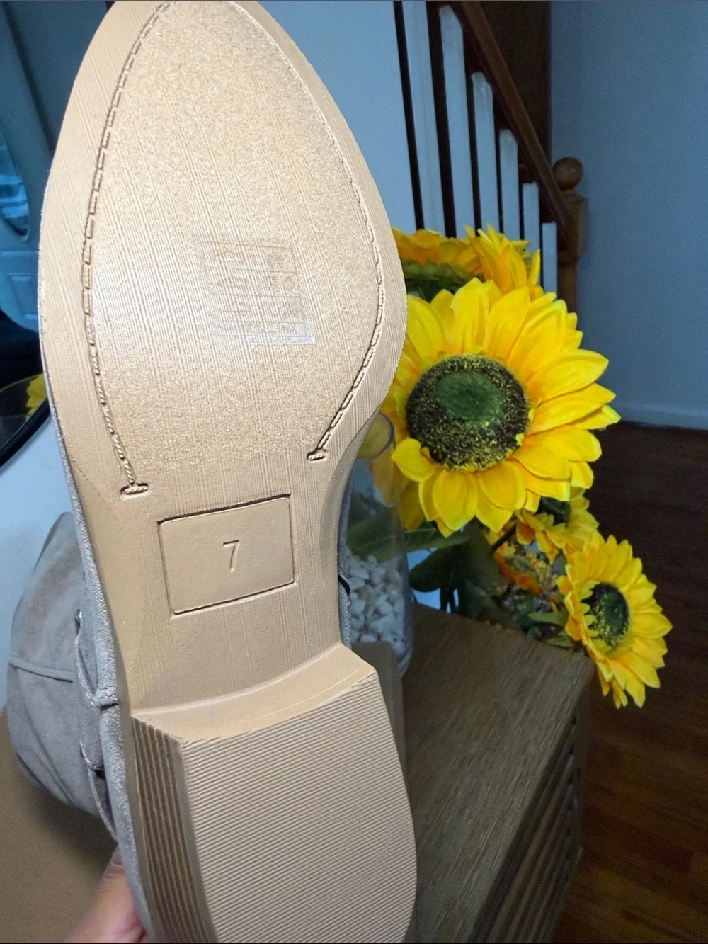 Women's Tall Taupe Suede Boots